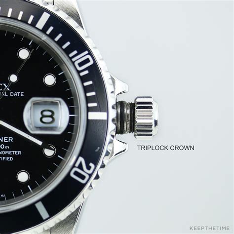 rolex triplock|Rolex double lock crown.